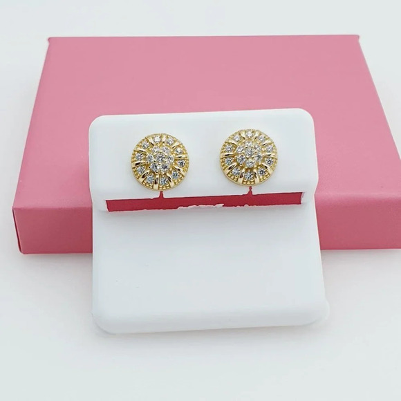 "925 Sterling Silver Cubic Zirconia Earrings, U19254621 - Picture 9 of 11